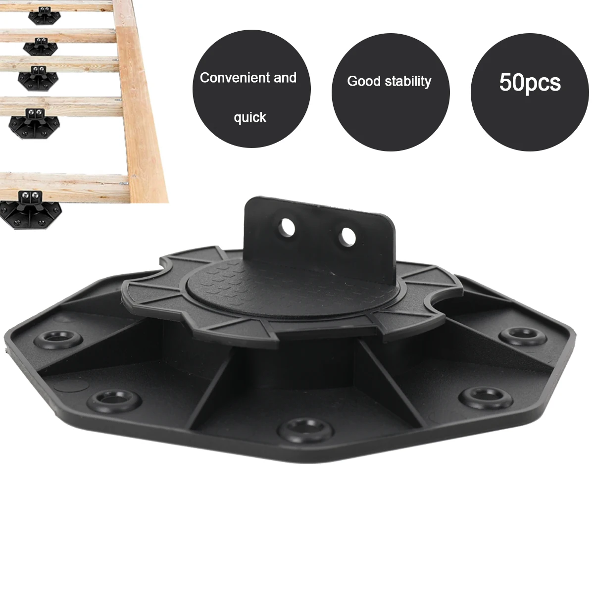 50 Stück höhen verstellbare Boden ausgleichs stütze Sockel lager Terrassen platten Platten lager
