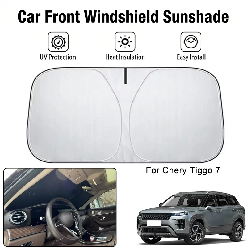 

Foldable Car Windshield Sun Shade UV Block Heat Insulation For Chery Tiggo 7 Interior Protection Accessories
