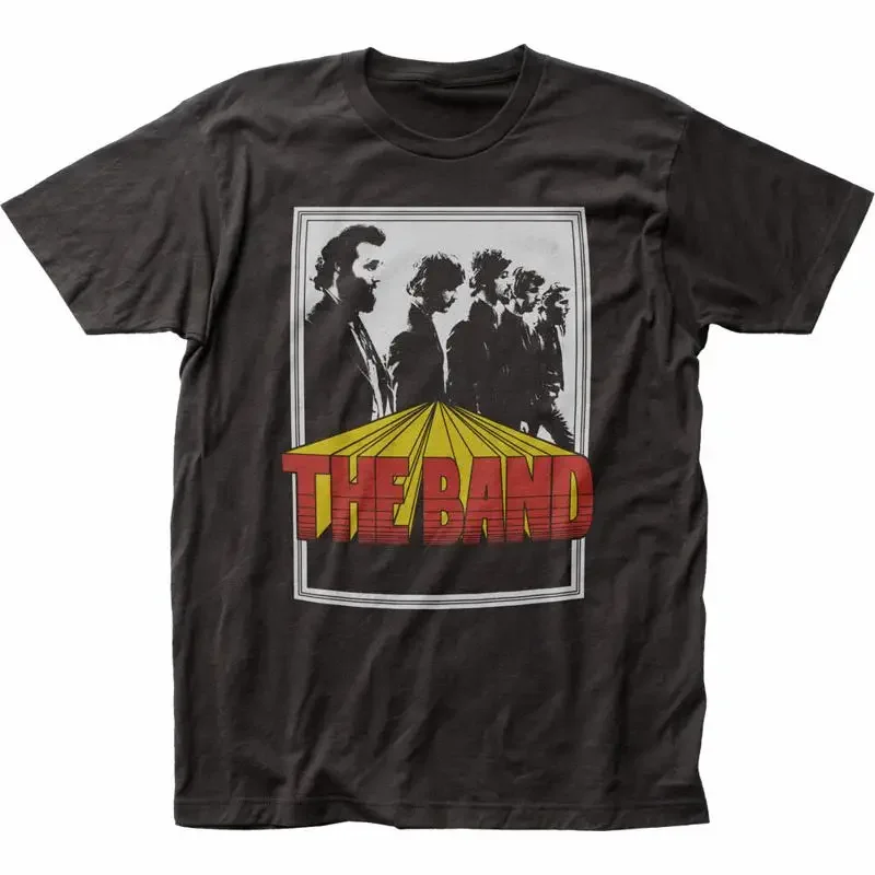 The Band Poster T-Shirt für Herren, lizenziert, Rock'n'Roll-Musik, neu, schwarz