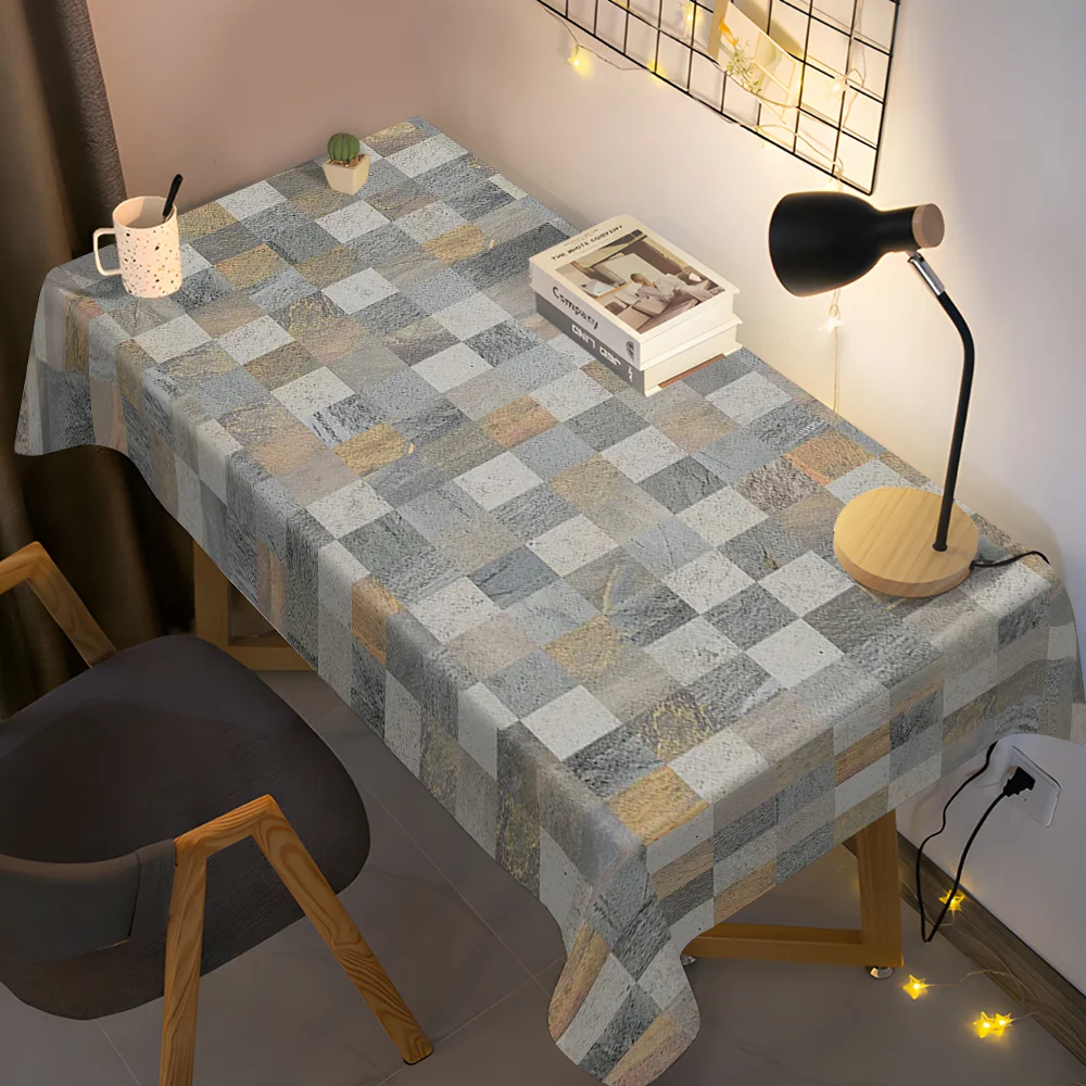 Enable JIT, 1PC. Trendy and fresh patterns, retro printed decorative tablecloth.zyc