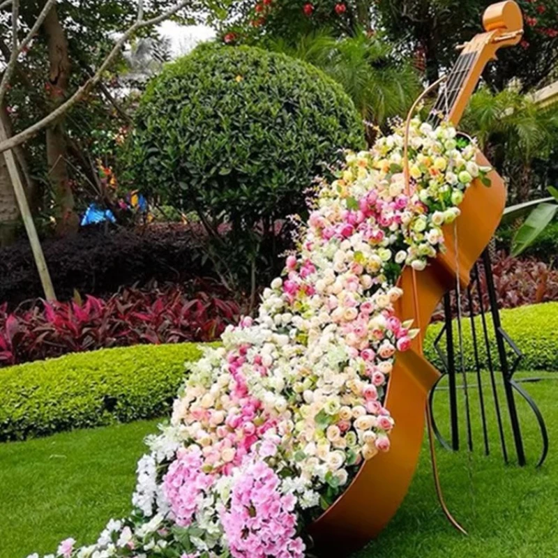 

Outdoor Garden Decorative Ornament Cello Villa Courtyard Landscape Sculpture Creative Community Real Estate Beauty Scene