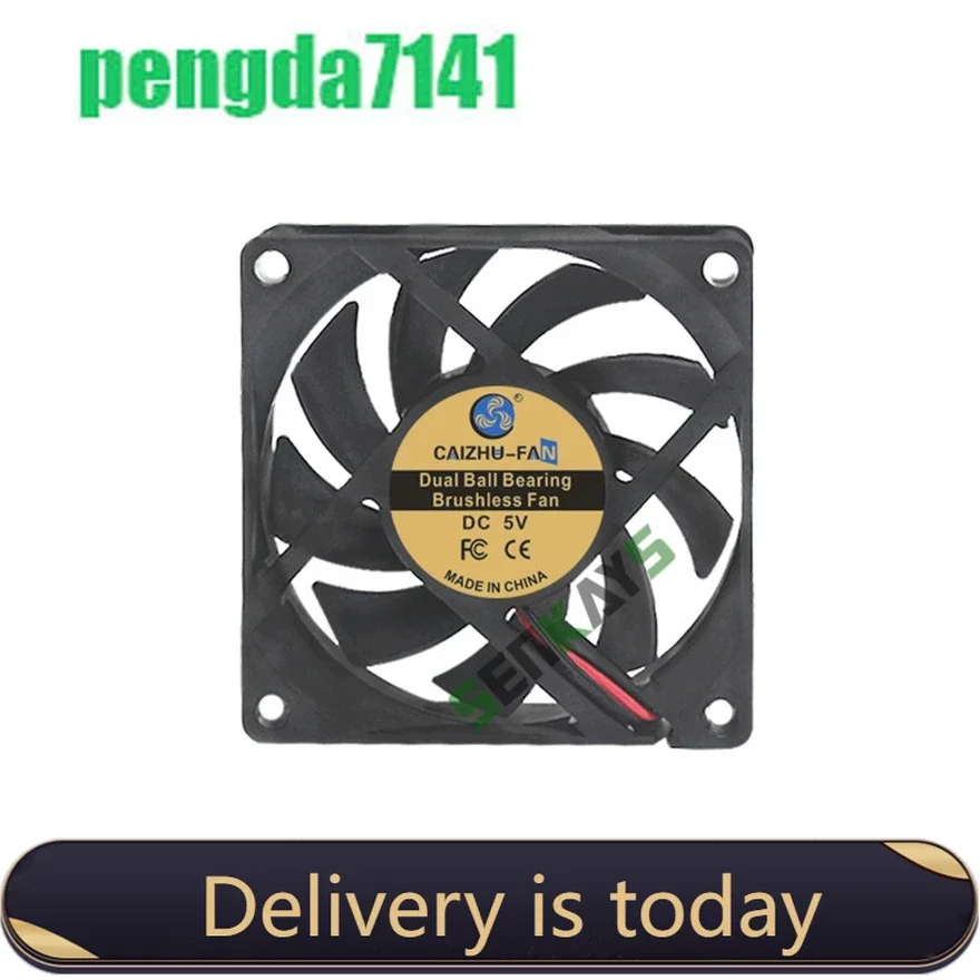 

Dual Ball Bearing 7015 70MM 70*70*15MM DC 5V 12V 24V Ultra-thin USB Cooling Fan Comptuter CPU Cooling Fan Laptop Cooling Fan 2pi