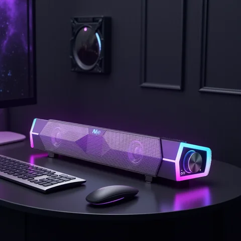 4D Computer Speakers Bluetooth 5.0 Wired Loudspeaker Surround Soundbar Speaker Stereo Subwoofer Sound bar for Laptop Notebook PC