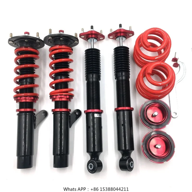 AS Series Coilover Suspension Shock Absorbers Full-length Fixed Vehicle Height Adjustment With High Tension Spring