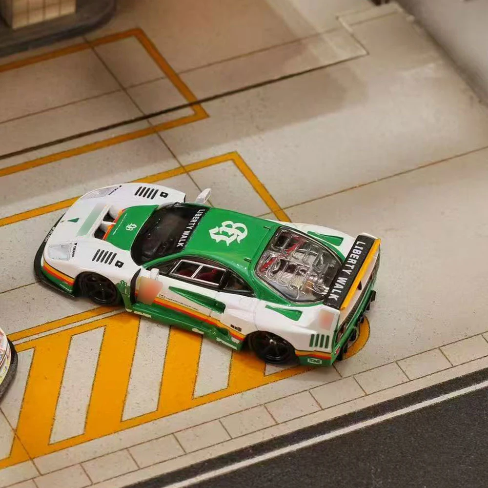 GHOST PLAYER 1/64 LBWK F40 Diecast Model Car Alloy Vehicle Toys Gifts for Teenagers Adults Hobby Collection - view 5