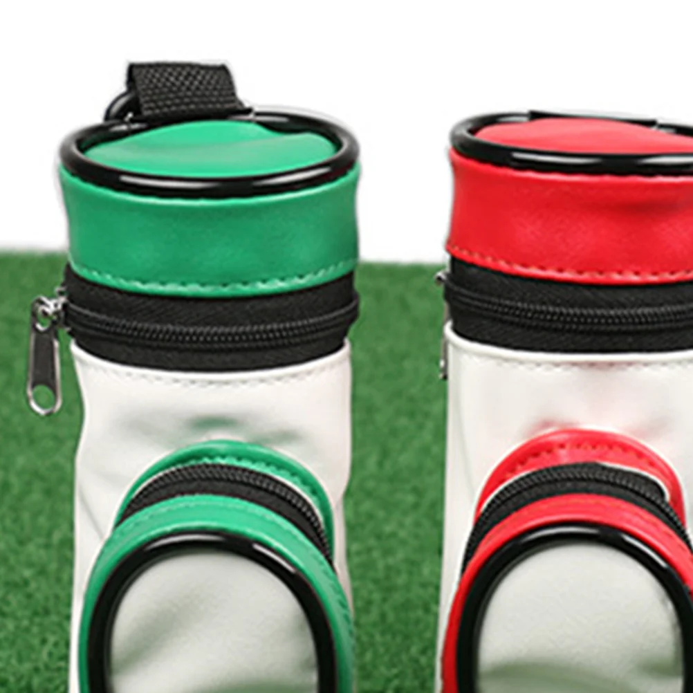 Stylish Lightweight Golf Storage Bag with Hanging Clip for Indoor Outdoor Use 5.9x2.2x2.2 in