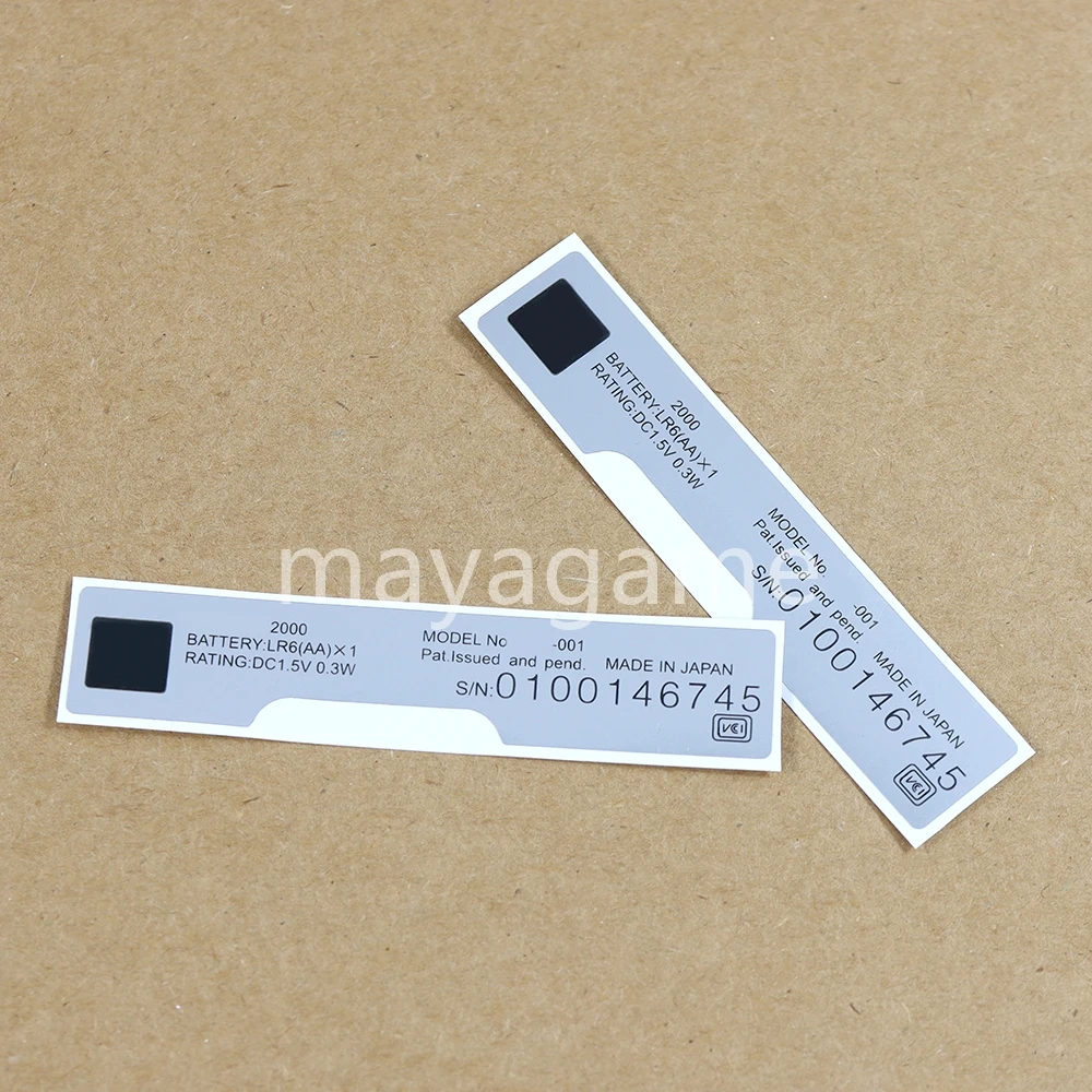 ملصق خلفي لوحدة التحكم في الألعاب ، بديل لعلامة ألعاب WSC ، غلاف WSCC ، صوفي