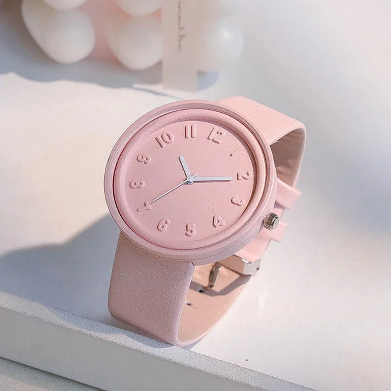 

Fashion Simple Ladies Watch Ins Quartz Wristwatches for Students Man Women Round Face Watch Vintage Relogio Feminino Reloj Mujer