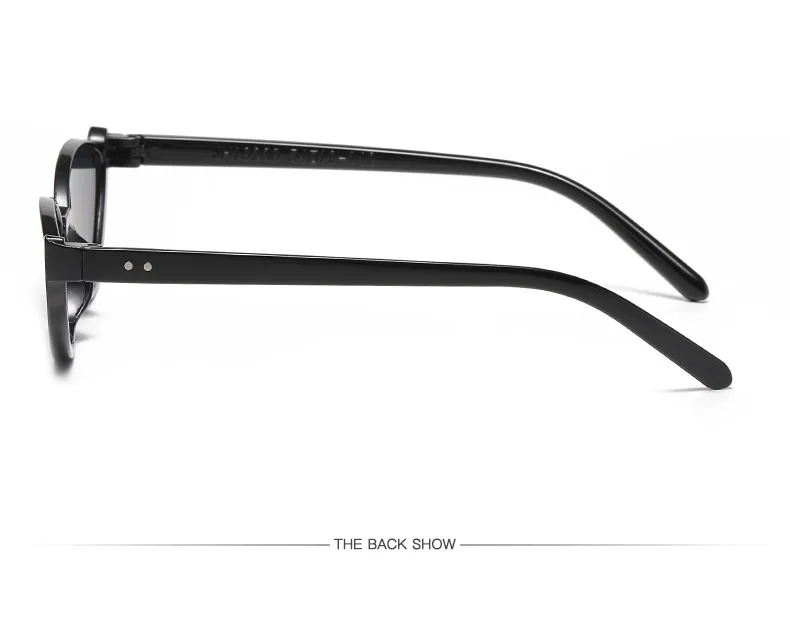 Vintage Dreieck Cat Eye Frauen Sonnenbrille Persönlichkeit PC Rahmen Harz Objektiv Reise Brillen Angeln Gläser Reiten Brille – Detail 7