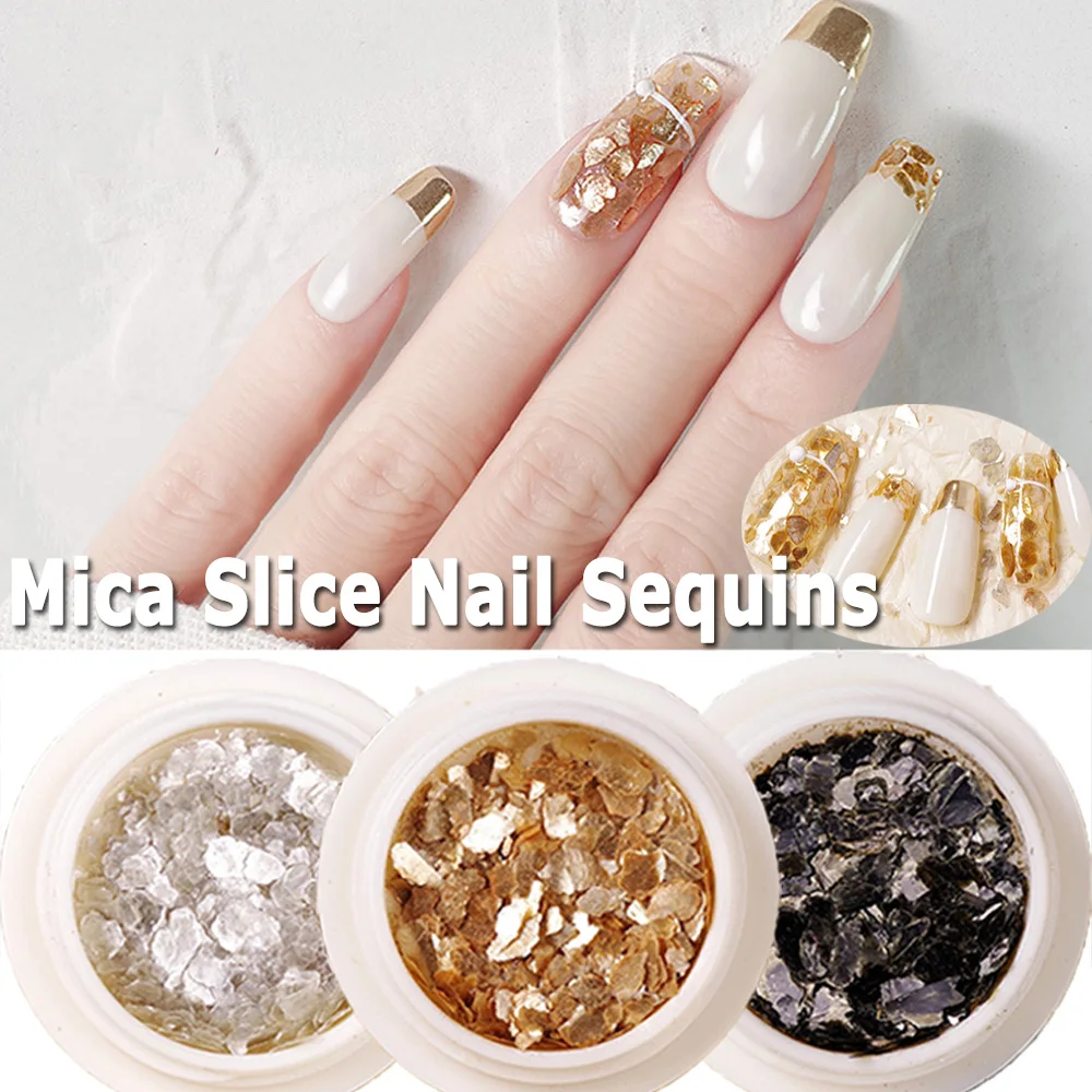 Irregular Manicure Blend Flake Nail Art Decorations Ultrathin Nail Sequins Mica Slice Flakes Spangles Mica Slice Nail Sequins