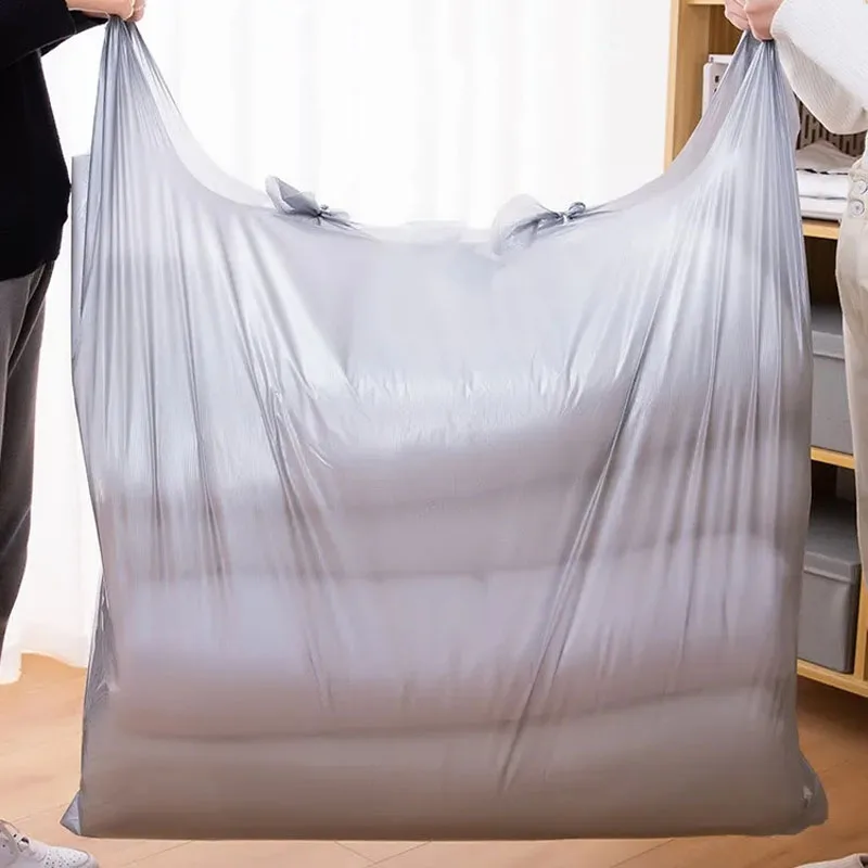 Plastic Transparent Clothes Quilt Storage Bag Large Capacity Moving Luggage Packing Bag Ultra-thick Debris Dustproof Storage Bag