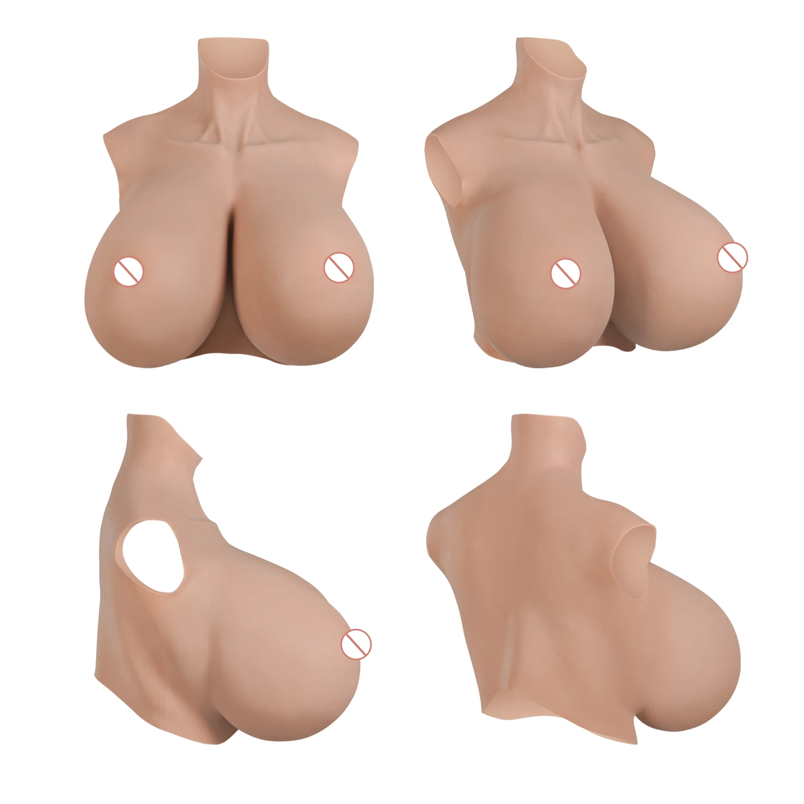 KUMIHO S/Z Cup Realistic Silicone Huge Breast Forms For Transgender Fake Big Boobs for Crossdressers Drag Queen Shemale Cosplay