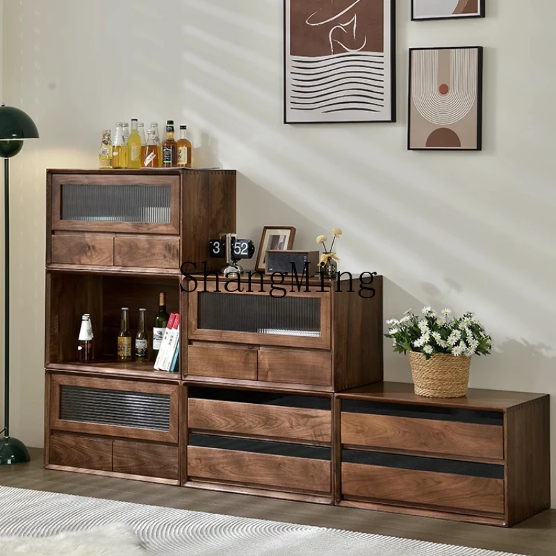 

LXY Home Modern Multifunctional TV Storage Cabinet Living Room Free Combination Cabinet