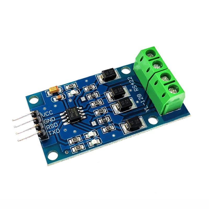 RS422 mutual conversion TTL two-way signal module full duplex 422 turn single chip MAX490 to TTL module