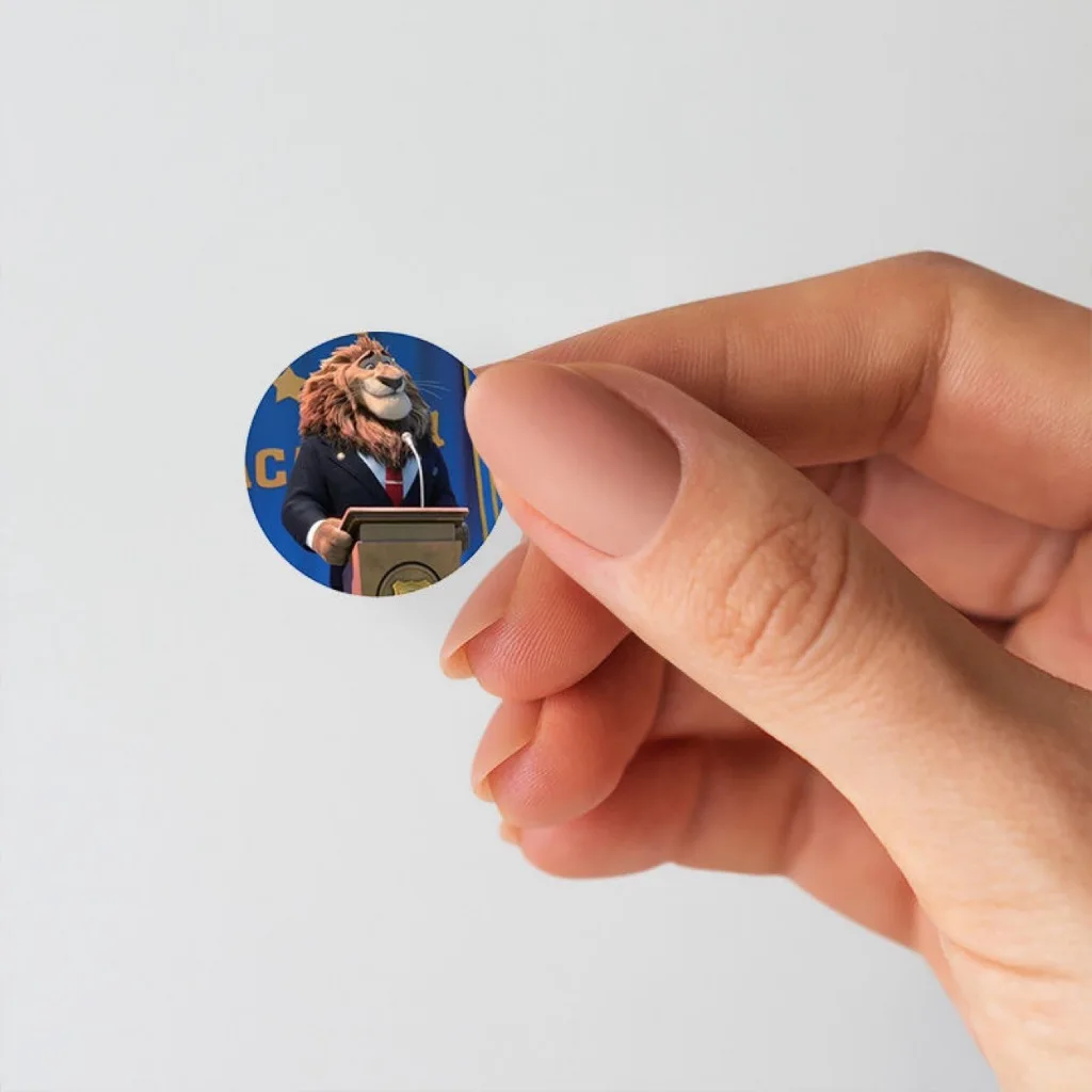 500 قطعة/لفة ملصقات Zootopia مجموعة ملصقات لطيفة على شكل شخصية مكافأة الطالب وملصقات الحمد ملصق حلوى للحفلات الكرتونية #3