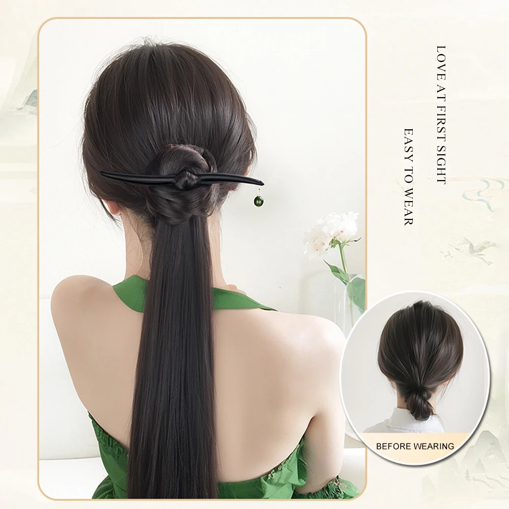 Extensión de cola de caballo de garra para mujer, accesorios para el cabello, fibra Natural larga resistente al calor, postizo de cola de caballo sintético, uso diario