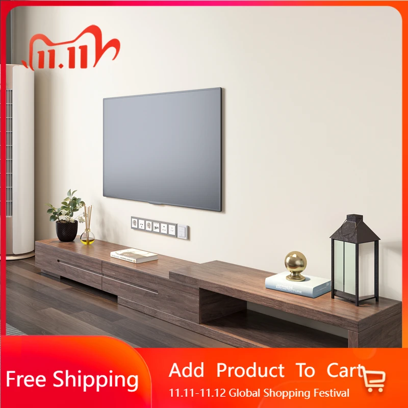 

Retro Cabinets Tv Stands Living Room Modern Luxury Movies Wood Tv Table Designer Minimalist Muebles Para Tv Trendy Furniture