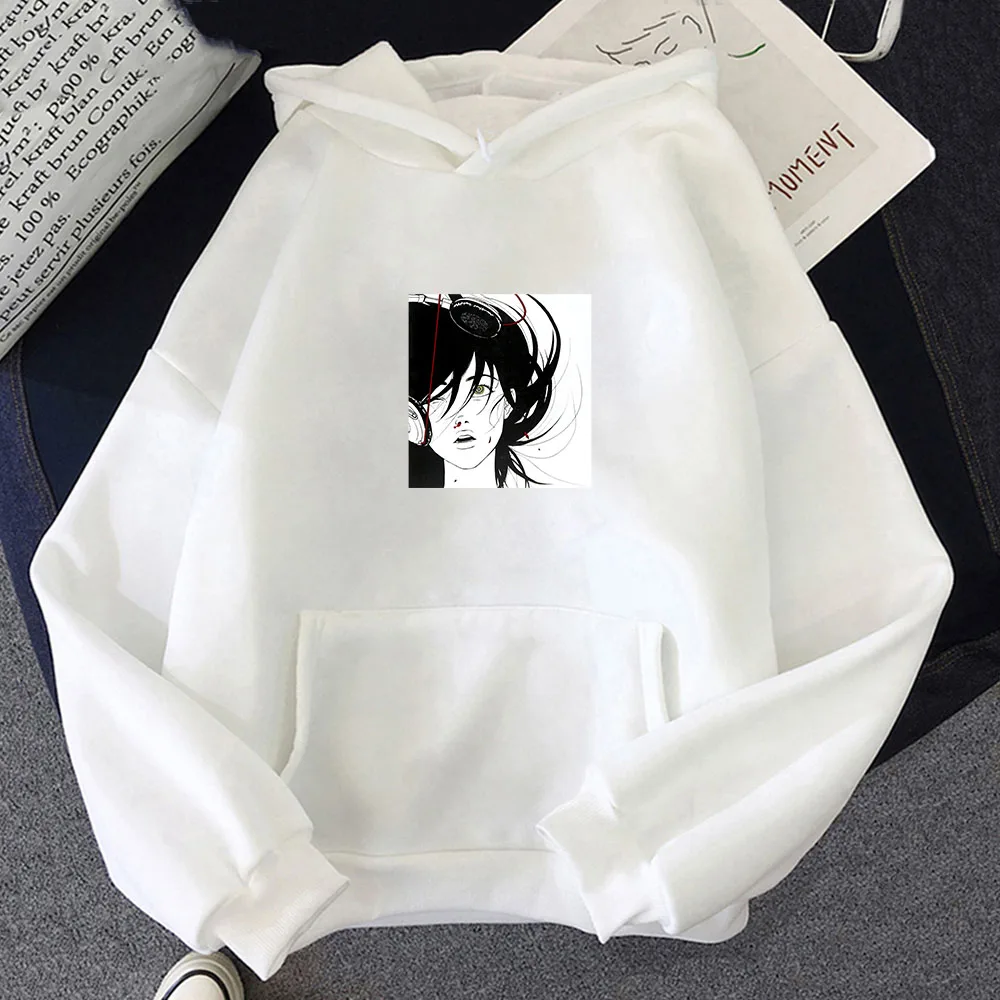 Rockband Meisje Hoodie Muziek Funko Pop Esthetische Sweatshirt Japanse Anime Print Grunge Kleding Moletom Cartoon Hoody Cute