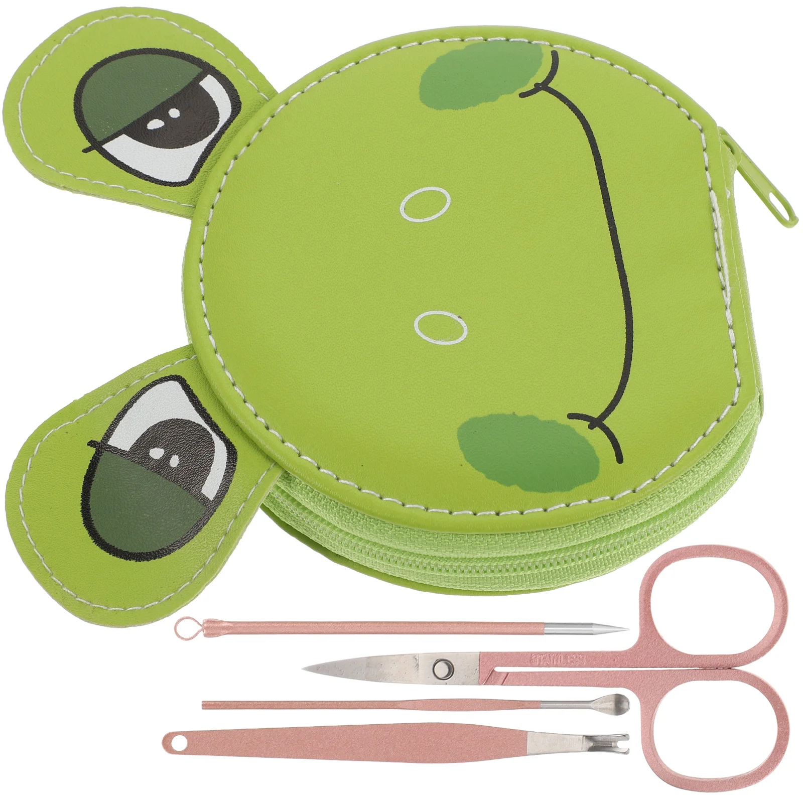 

Nail Clippers Set Manicure Tools Portable Pedicure Travel Kits Cartoon Design Stainless Steel Quality Toe Nail Care Professional