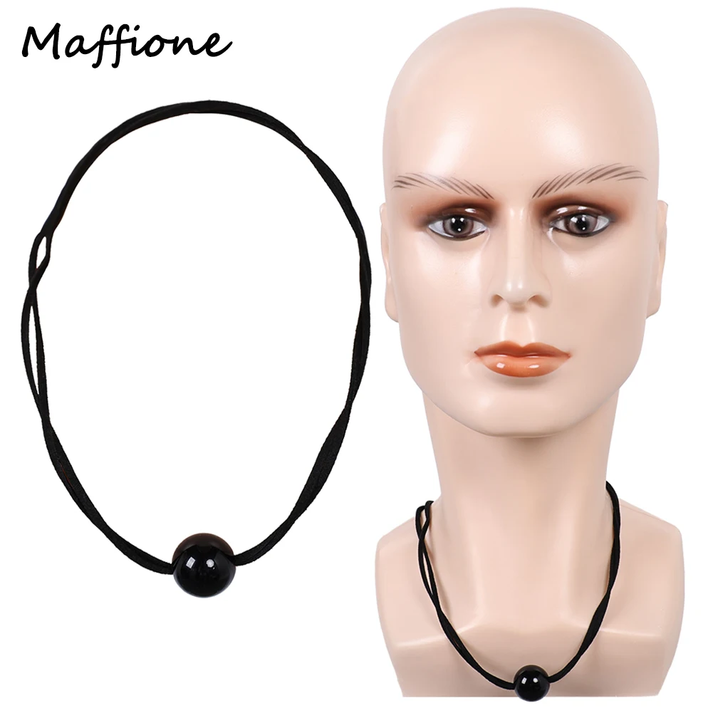 

Персиное ожерелье, реквизит для костюма для косплея, 2025 ТВ, персиковая маскировка, кружевное черное ожерелье, аксессуары для одежды, костюмы для вечеринки на Хэллоуин