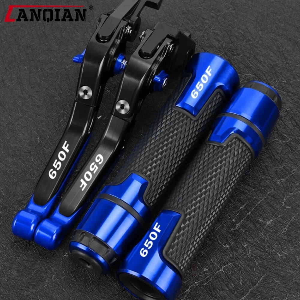 Folding Brake Clutch Levers & Handlebar Grip Handles bar Hand Grips FOR SUZUKI GSX650F GSX 650F 2008-2015 Motorcycle Accessories