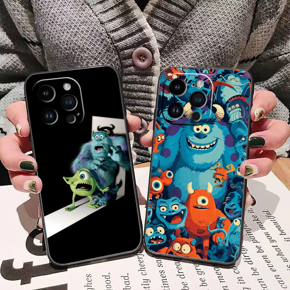 

Monsters Inc Sulley Mike Phone Case For iphone 15 14 13 12 11 Pro XS Max Mini X SE APPLE 16 8 7 Plus Soft Case Funda Capa Shell