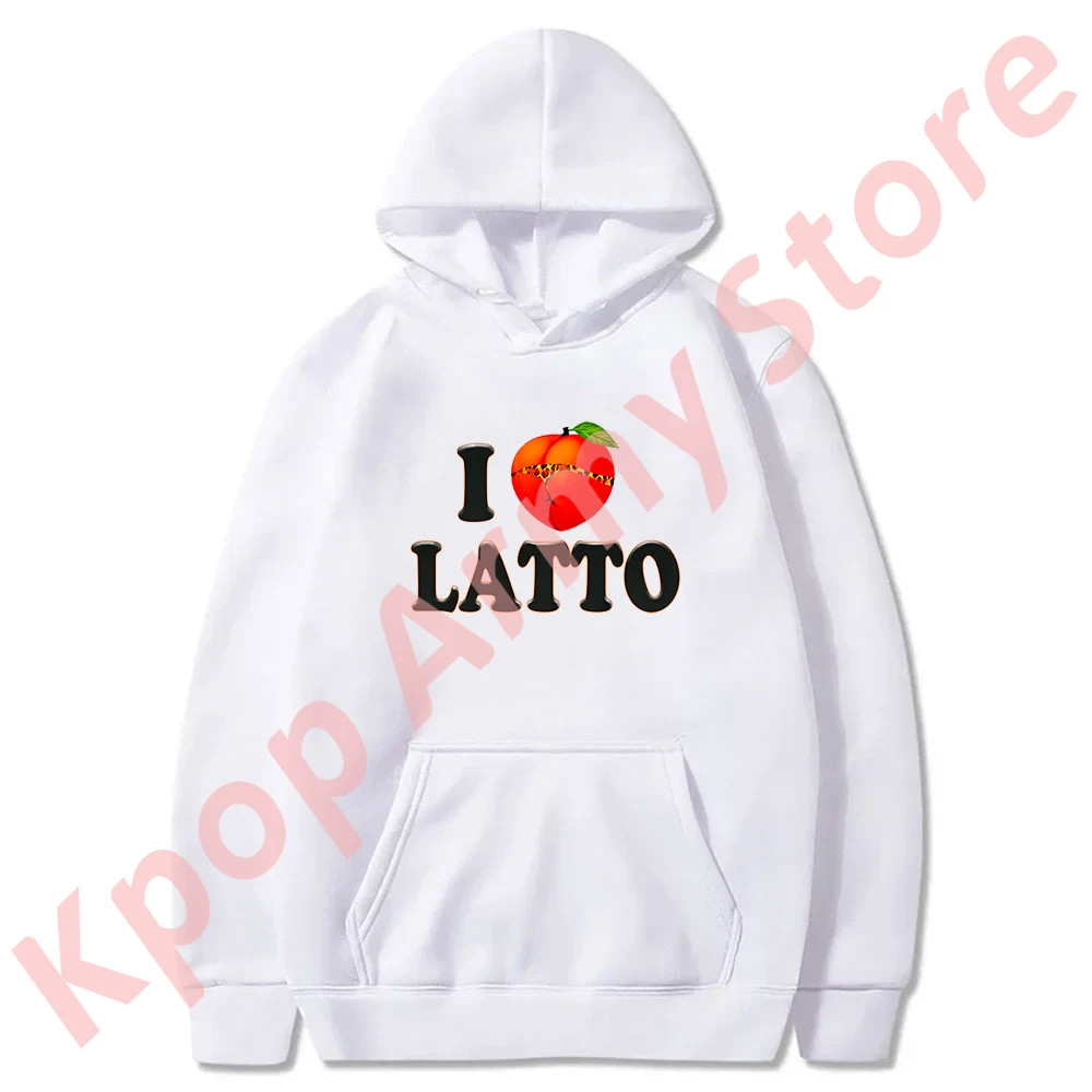 I Love Latto Hoodies Sugar Honey Iced Tea Tour Merch Pullovers Cosplay Women Men Fashion HipHop Sweatshirts