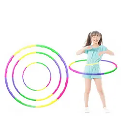 Children's waist spinning toy outdoor detachable exercise circle fitness equipment plastic gymnastics fitness training equipment