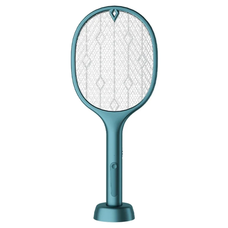 Imagem -04 - Swatter Fly Elétrico Recarregável Usb Zapper Elétrico em Lâmpada e Raquete de Mosquitos 3000v Mesh para Casa e Exterior