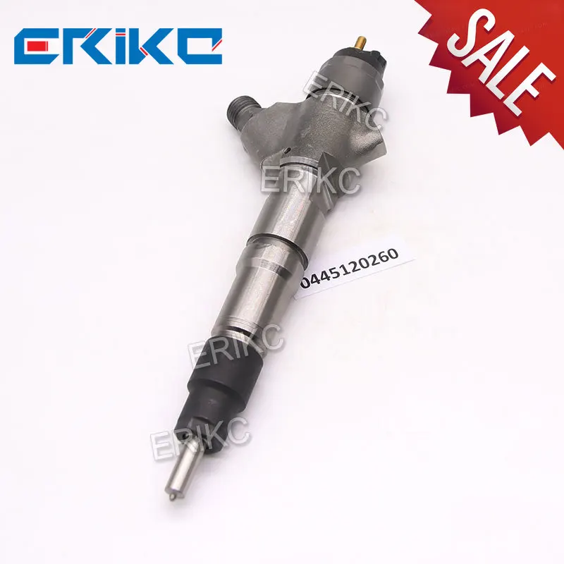 

ERIKC 0445120260 13034027 Pick-up 2.6 Engine Injector 0445 120 260 Spare Parts Common Rail Injection 0 445 120 260 for Weichai