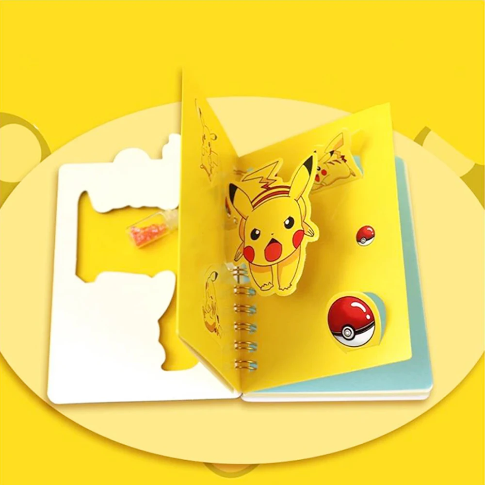 Pokemon 40/45Pages Classeur Agenda Planner Notebook Diary Weekly Planner Goal Habit Pikachu Notebook School Stationery Officer