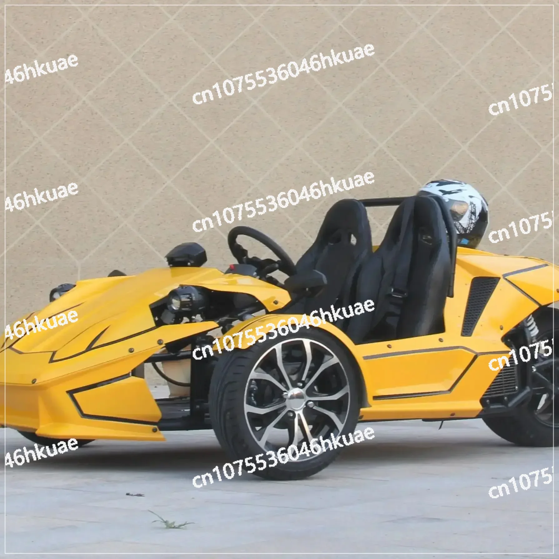 Three-wheel Convertible Motorcycle 350CC with Two Seats, Three-wheel Drive, Motorcycle for Adult Use