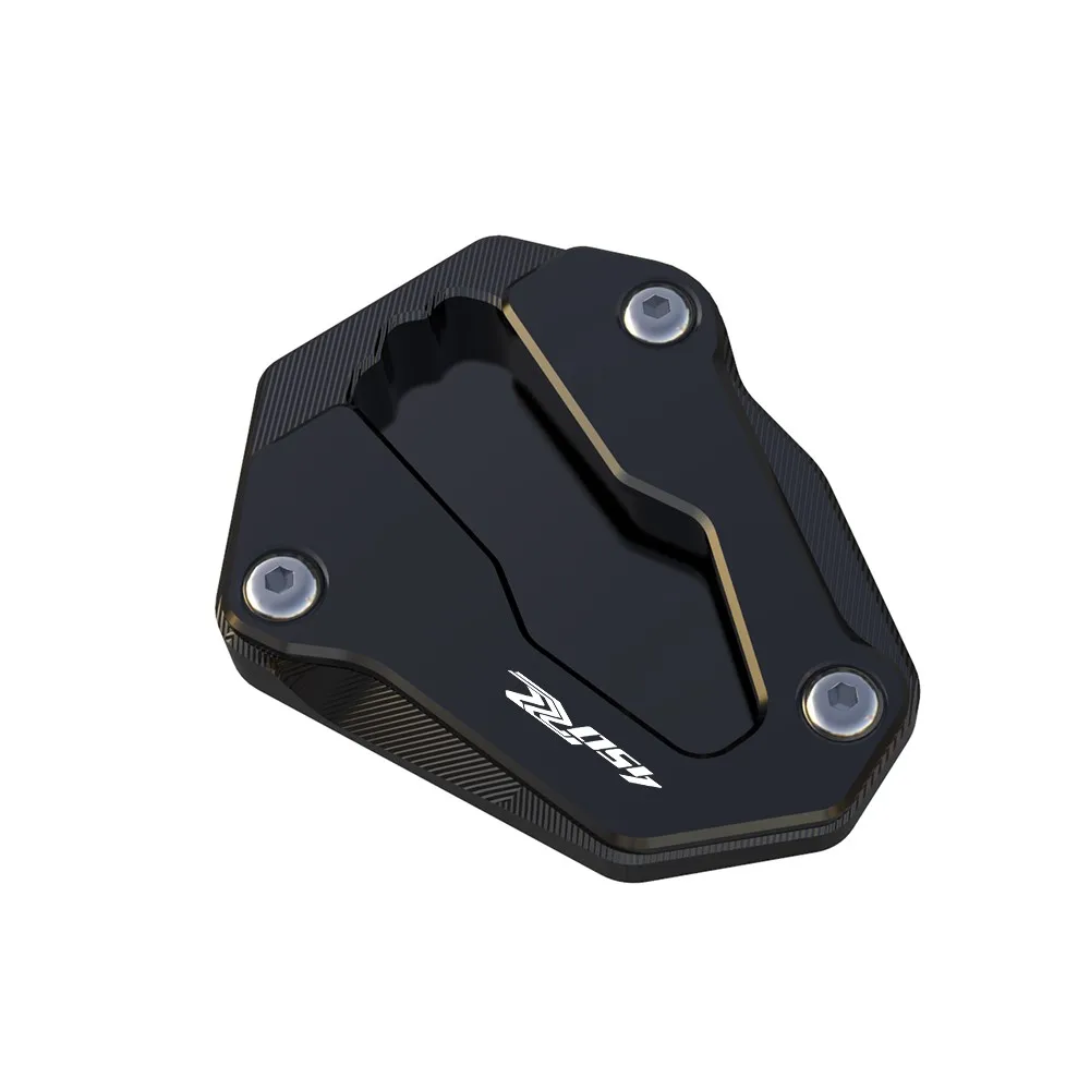 Acessórios da motocicleta suporte de alumínio pé suporte lateral extensão almofada placa ampliar para kove 450rr 450 rr 450 rr450