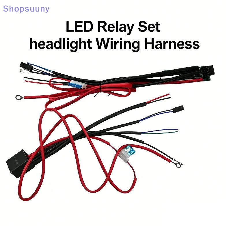 [SU]Motorcycle Headlight Dimming Wire Harness Stable Performance For HID Xenon Lens Control Modification For Various Models[SU]
