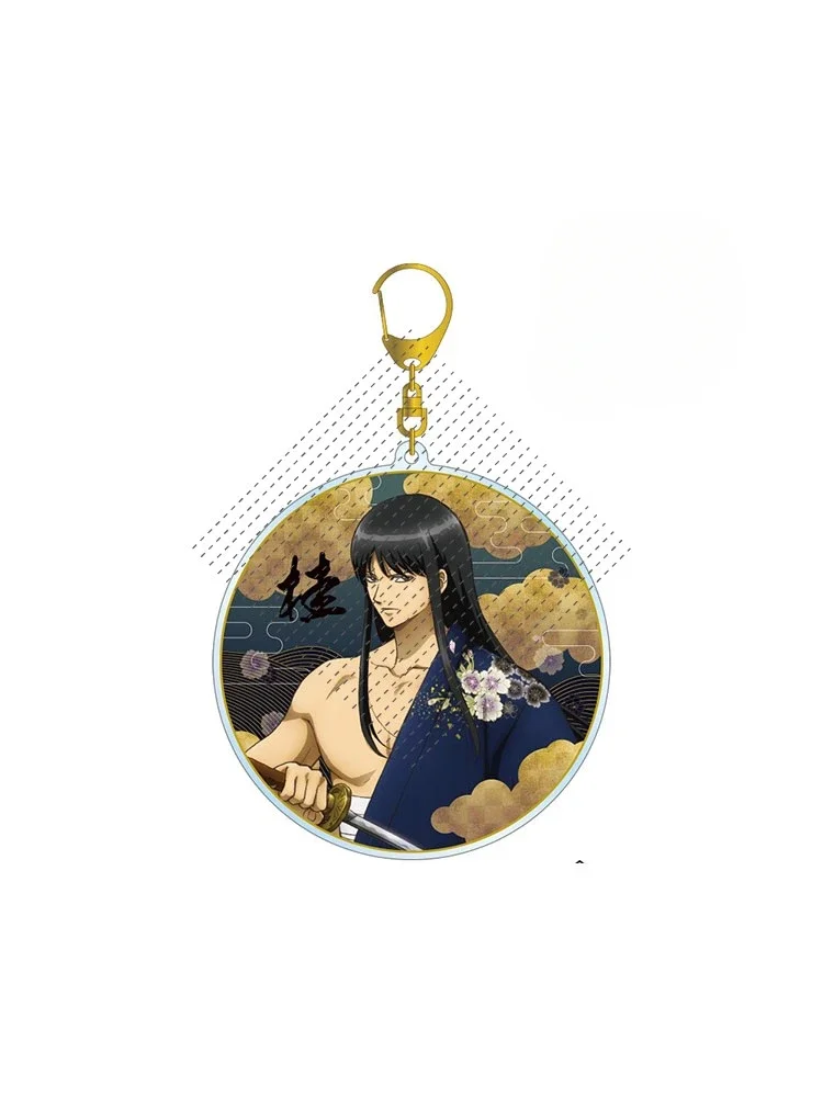 Gra Okita Sougo Sakata Gintoki Hijikata Toshirou Katsura Kotarou Breloczek Lalka Anime Akrylowy Wisiorek na Prezent