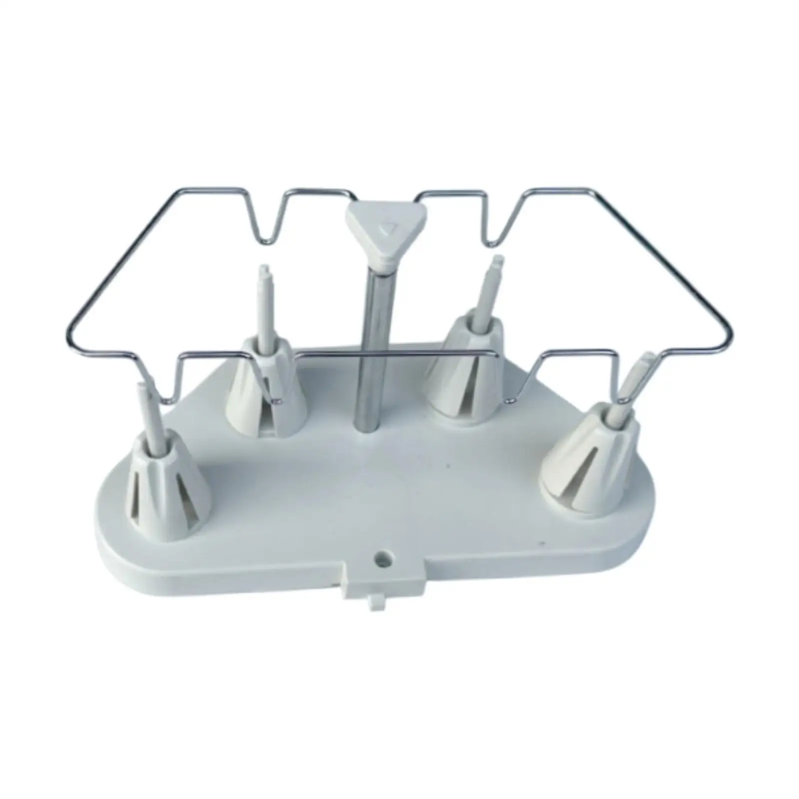 

Держатель катушки с 4 нитками Универсальный универсальный многоразовый металлический держатель до 4 катушек Стабильная подставка для швейных ниток Подставка для швейных ниток