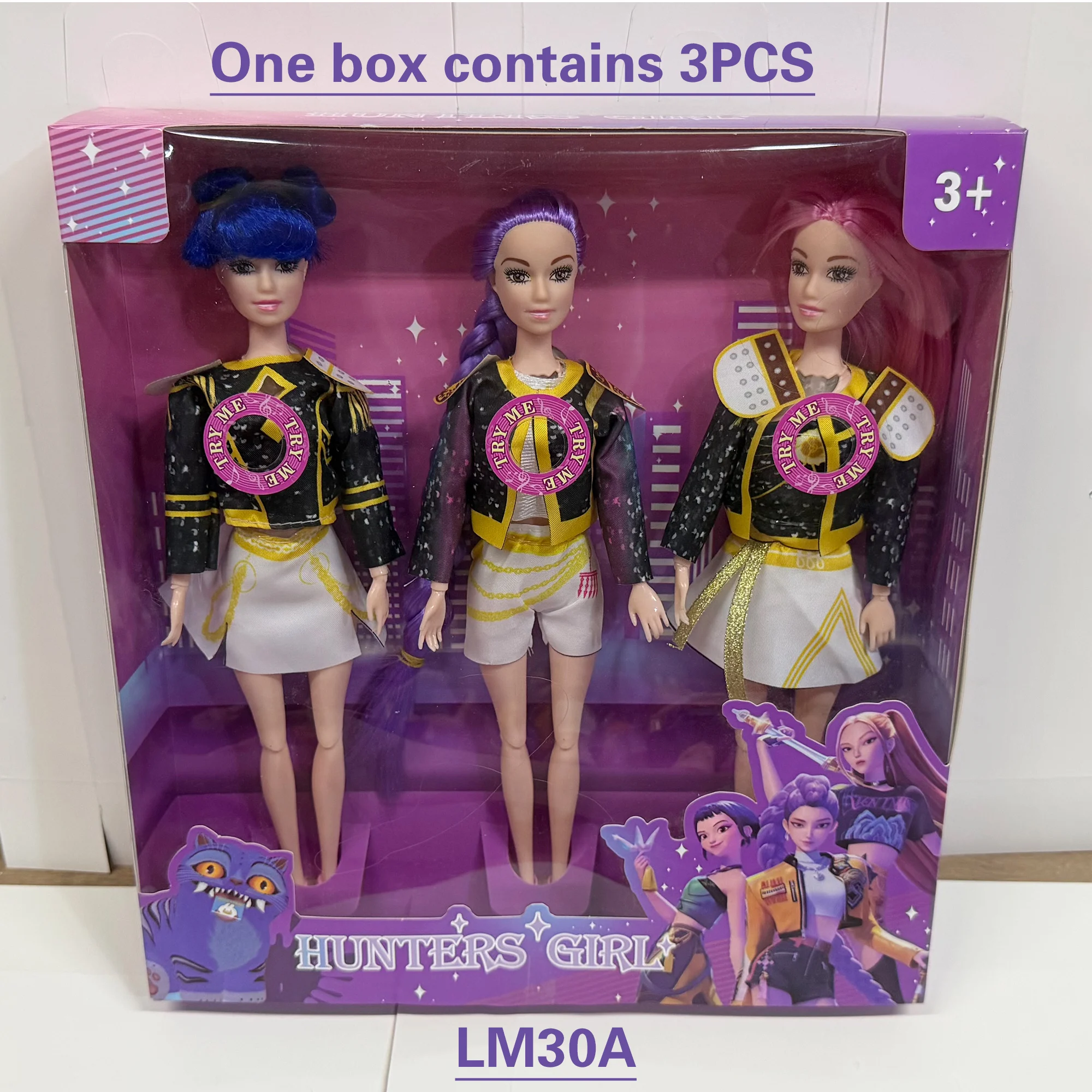 ตุ๊กตาไวนิลตัวละครอนิเมะ K-Pop Demon Hunters รุ่นใหม่ ปี 2026 รูมิ มิรา โซอิ พร้อมหน้ากาก ของเล่นสะสม ของขวัญสำหรับแฟนคลับ