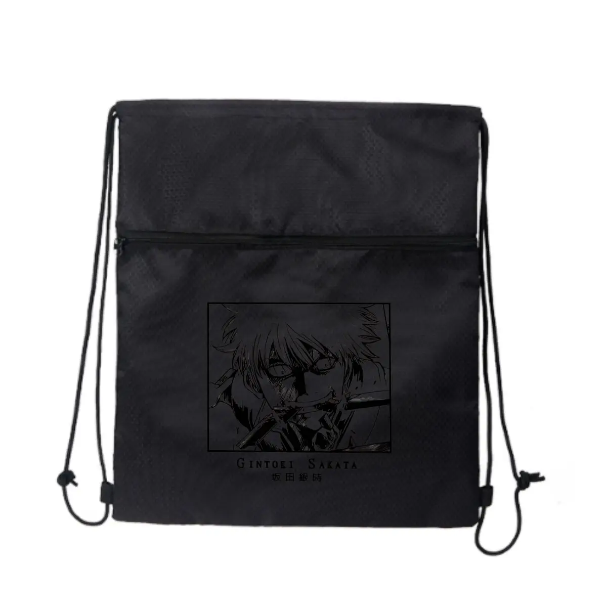 

Крутой легкий рюкзак на шнурке для мальчиков в стиле аниме, рюкзак для отдыха на открытом воздухе, сумка на молнии