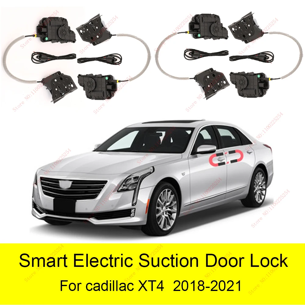 Smart Auto Car Electric Suction Door Lock for Cadillac XT5 XT6 XT4 2017-2021 Soft Close Super Silence Self-priming Door