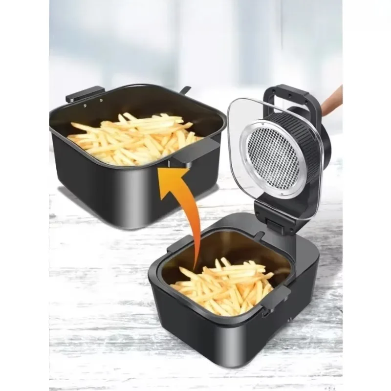 Home Use 1350W Multifunctional Air Fryer Oven, Smart Automatic Cooking with Transparent Window & Large Capacity