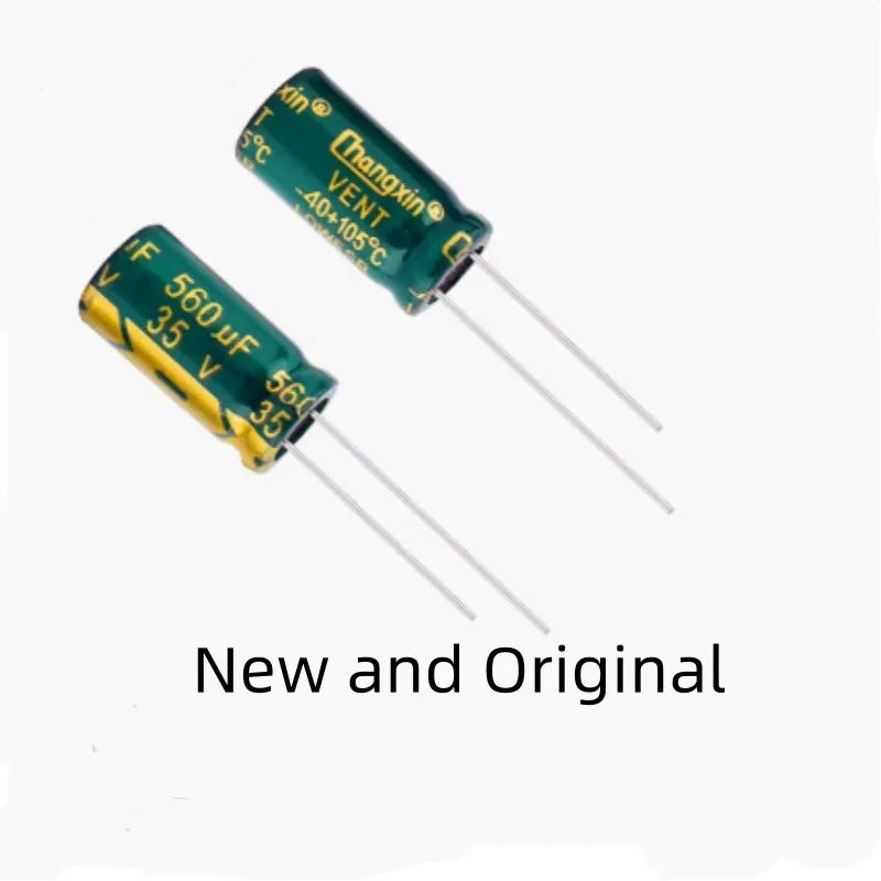 

35V560UF high-frequency low resistance and high temperature resistant plug-in electrolytic capacitor 10X20MM