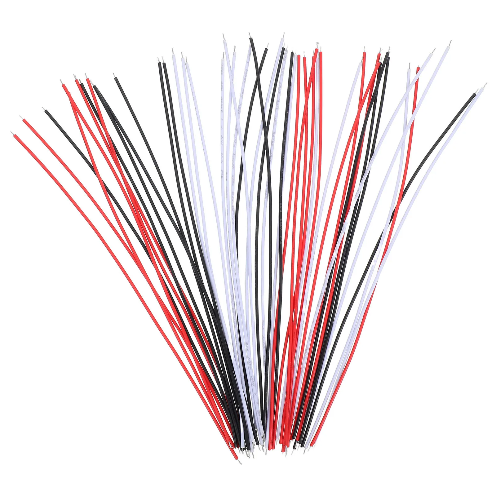 45pcs Guitar Accessories Line 22Awg Electric Pickup Wires Noise-Free Shielded Instrument Cables For Pedal Board Studio Recording