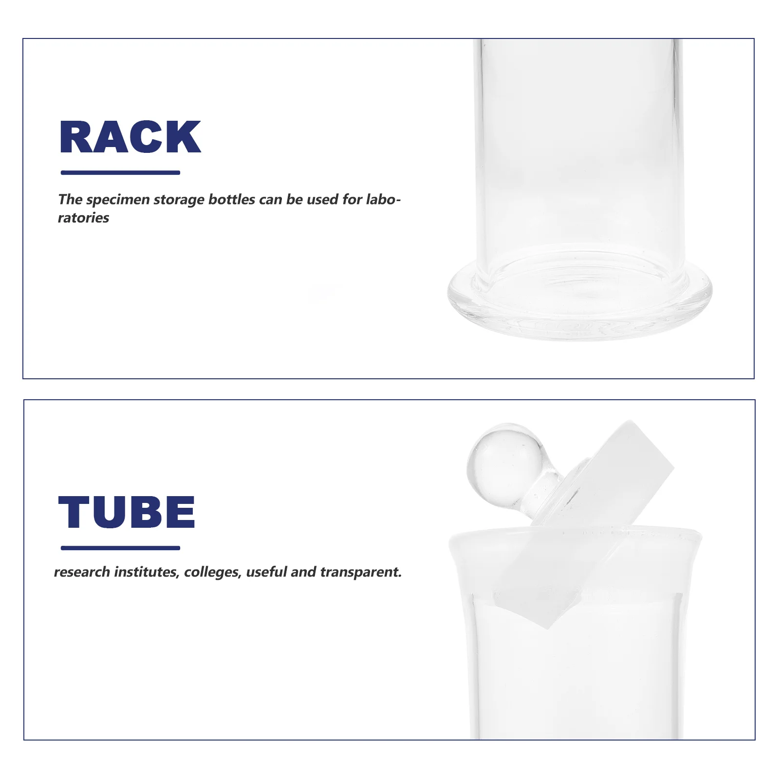 High Temperature Resistance Laboratory Sample Bottle Supplies Glass Specimen Display Dome Reagent with Lid