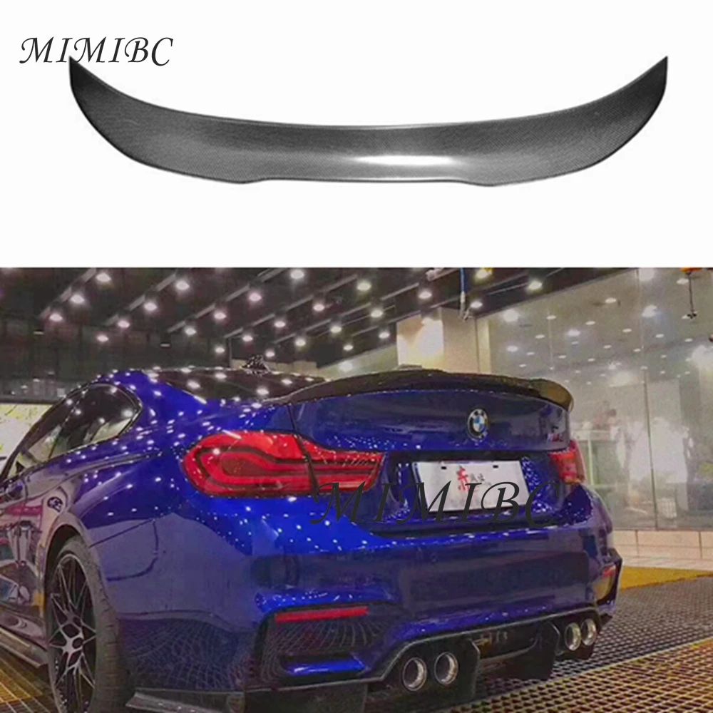 

FOR BMW M4 F82 Carbon fiber Rear Spoiler Trunk wing 2014-2020 PSM Style FRP Forged carbon