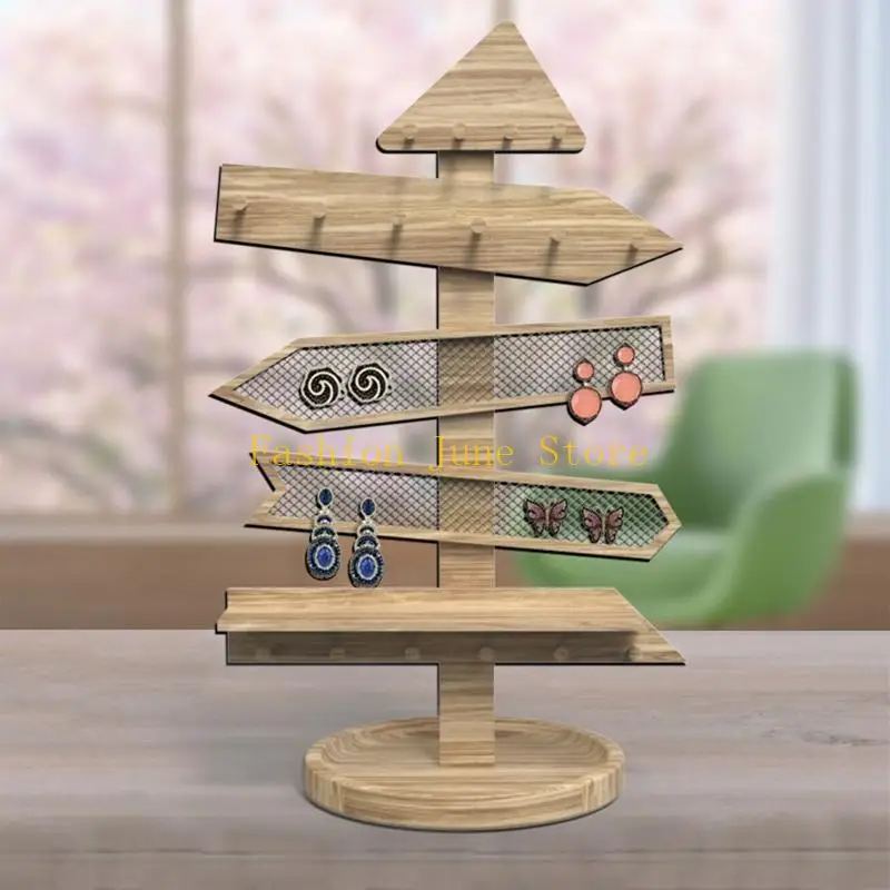 

N5KA Display Stand Net Earring Display Holder Multiple Jewelry Rack