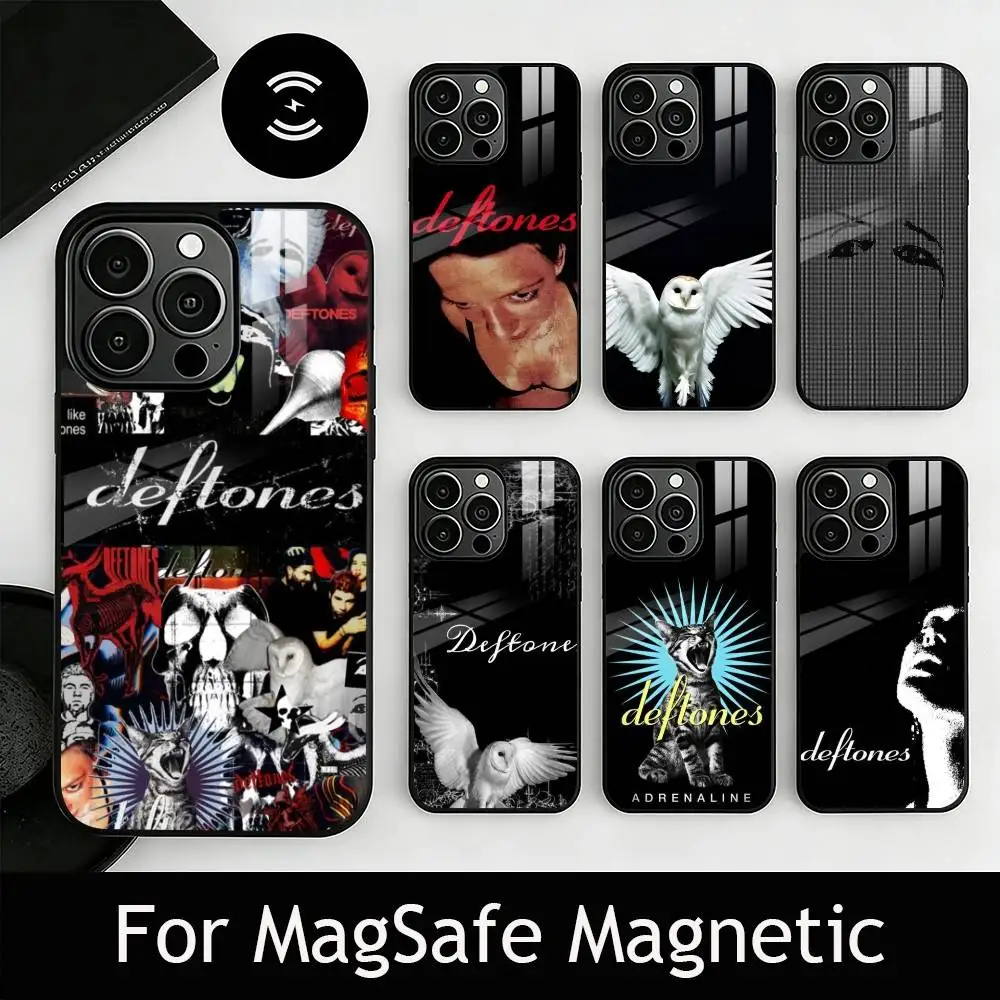 

R-Rock B-Band D-Deftones Phone Case For iPhone17,16,15,14,13,12,11 Plus,Pro Magnetic with Magsafe Wireless Charging