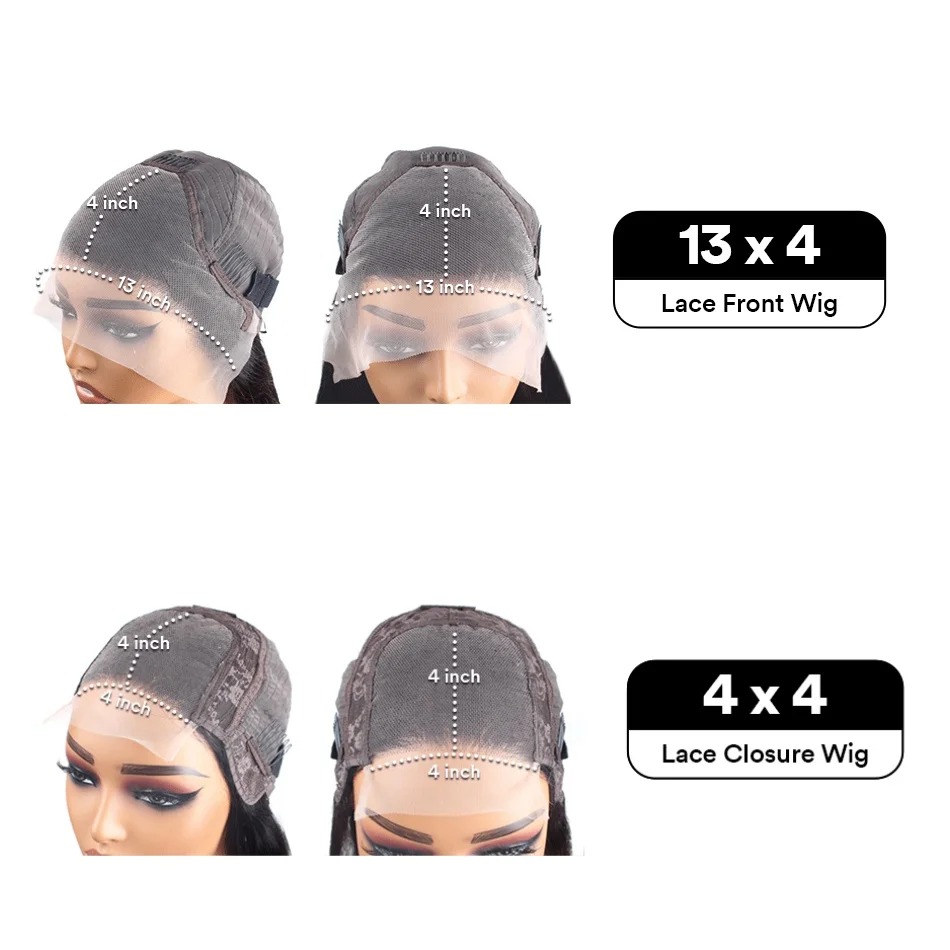 Cheap Short Bob Wig Straight Lace Frontal Human Hair Wigs For Women 13x4 Front 4X4 Hd Lace Closure Glueless Wear To Go Bob Wig