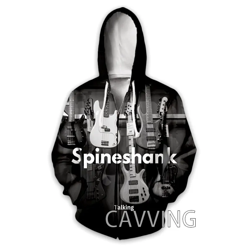 

CAVVING 3D Printed Spineshank Band Zipper Hoodies Zip Hooded Sweatshirt Harajuku Hoodie Sweatshirt for Men/women
