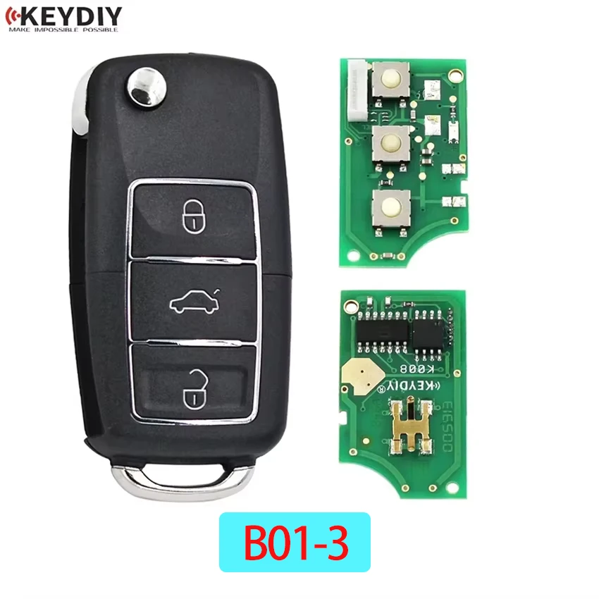 KEYDIY KD B01 Luxury Black B01-3 For KD900/KD MINI/KD-X2 Key Programmer B Series Remote Control