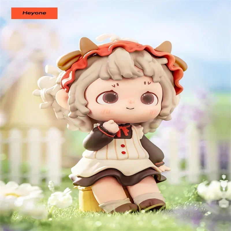 Heyone Fufu Today'S Mood Clear Series Woolly Girl Blind Box Toys Cute Figures 2024 New Mystery Box Desktop Ornaments Model Gift